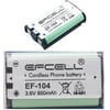 EFCELL EF-104  3.6V 830MA PANASONIC PİL * CFL MP104(HHR-P104)