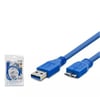 Hadron Hdx7517 Usb3.0 To Note4 Harddisk Kablosu 1.5M Mavi