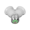 LEDX DY-101 E27 DUY ÇOĞALTICI (TEK DUYDAN ÇİFT E27 LAMBA BAĞLANTISI)