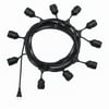 LEDX KB00002 10LU E27 DUY SIRALI 10 METRE LAMBA KABLOSU (10 ADET DUY İÇERİR)