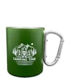 ORCAMP Karabina Çelik Kupa Yeşil 180ml OUT-1850