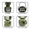 POWERMASTER LF-3328A 30 WATT POWER VE FİLAMENT LED KAMP LAMBASI ŞARJLI TYPE-C 155X115X85MM