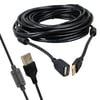 POWERMASTER PM-11955 USB 2.0 SİYAH CHİPSET 10 METRE USB UZATMA KABLOSU