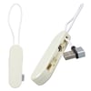 POWERMASTER PM-25905 BEYAZ 3İN1 (TYPE C- LİGHTNİNG- MİCRO USB) MANYETİK UÇ TAŞINABİLİR ŞARJ KABLOSU