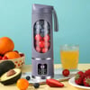 POWERMASTER PM-25965 450ML SHAKEN TAKE KİŞİSEL SMOOTHİE TAŞINABİLİR BLENDER MEYVE SIKACAĞI ŞARJLI MOR