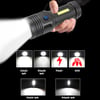 POWERMASTER PM-26722 PLASTİK 4+2 MODLU ŞARJLI 12 LEDLİ EL FENERİ