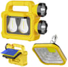 POWERMASTER PM-26930 SOLARLI 6 IŞIK MODLU POWERBANK ÖZELLİKLİ 2400MAH TYPE C GİRİŞ 5V LED KAMP FENERİ