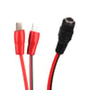 POWERMASTER PM-28534 DC 5.5X2.5MM DİŞİ - C45 TERMİNAL ERKEK KABLO