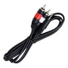 POWERMASTER PM-4283 2 RCA ERKEK + 3.5 MM STEREO ERKEK 1.5 METRE 1.KALİTE KABLO