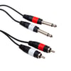 POWERMASTER PM-4285  2 RCA + 2  MONO GİTAR JACK 3 METRE ARA KABLO