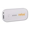 RETRO PowerBank 5600mAh Harici Batarya - Beyaz - Soft Touch