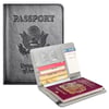 SUNUP SN-26342 AMERİKA USA KAPAKLI SUNİ DERİ PASAPORT KILIFI CÜZDANI (RFID ENGELLEYİCİ)