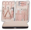 SUNUP SN-27097 PASLANMAZ ÇELİK 18IN1 PROFESYONEL MANİKÜR TIRNAK BAKIM SETİ