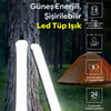 ZMR ZMR-385 KATLANIR ŞİŞİRİLEBİLİR BEYAZ LEDLİ AYDINLATMA TÜPÜ USB VE GÜNEŞ ENERJİSİ ŞARJ EDİLEBİLEN ARMATÜR