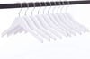 12 Adet Beyaz Ahşap Bebek Elbise Askısı Vernikli Ahşap Çocuk Askısı Beyaz Boyalı 32 cm