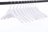 12 Adet Beyaz Ahşap Bebek Elbise Askısı Vernikli Ahşap Çocuk Askısı Beyaz Boyalı 32 cm