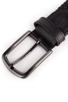 Knitted Elastic Belt Siyah