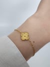 Golden Tek Yonca Bileklik