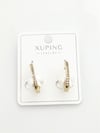 Zarif Zirkon İnci Gold VIP Xuping Küpe