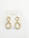 Zirkon Çift Halka Gold VIP Xuping Küpe