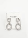 Zirkon Çift Halka Silver VIP Xuping Küpe