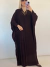 ESME ELBİSE KAHVERENGİ 