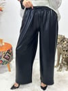 Siyah Lark Pantolon