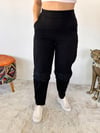 Siyah Tasarım Yorker Pantolon