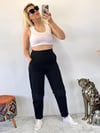 Siyah Tasarım Yorker Pantolon