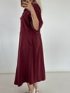 TENSEL ROME ELBİSE BORDO
