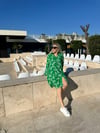 Yeşil Art Gömlek Elbise / Tunik