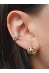 Gold Smiley Top Küpe