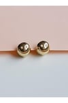Gold Smiley Top Küpe