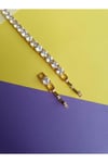 Kalın Suyolu Bileklik Gold (5mm)