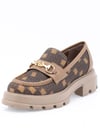 Loafer A69501 MONOGRAM+EVER. Kahve