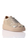 Sneakers A68137 PİTON+FİLE Bej+Natural