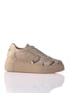 Sneakers A68137 PİTON+FİLE Bej+Natural