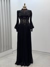 Asteria Abiye Siyah-Gold