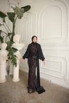 Duru Abiye Siyah-Bordo