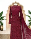 Efsane Abiye Bordo