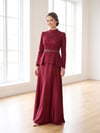 Ella Abiye Bordo