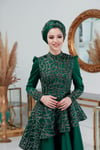 Hürrem Tesettür Abiye Zümrüt