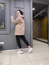 3 İplik Asimetrik Hırka Vizon