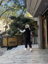 3 lü Yelekli Tensel Takım Siyah