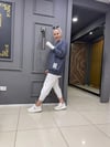 Arka Fermuar Detaylı Sweat Füme