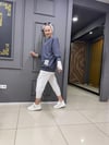 Arka Fermuar Detaylı Sweat Füme