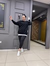 Arka Fermuar Detaylı Sweat Siyah