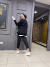 Arka Fermuar Detaylı Sweat Siyah