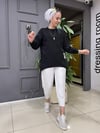 Asimetrik Sweat Siyah