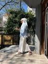 Ayrobin Çizgili Gömlek Açık Mavi